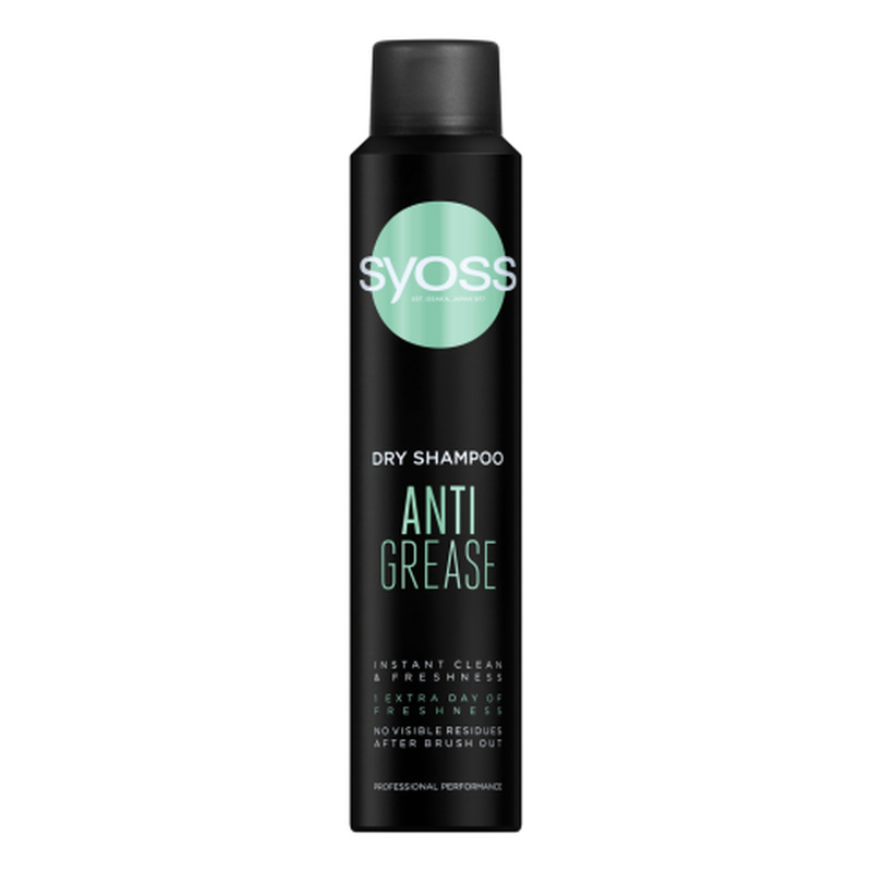 Kuivšampoon Anti-Grease, SYOSS, 200 ml