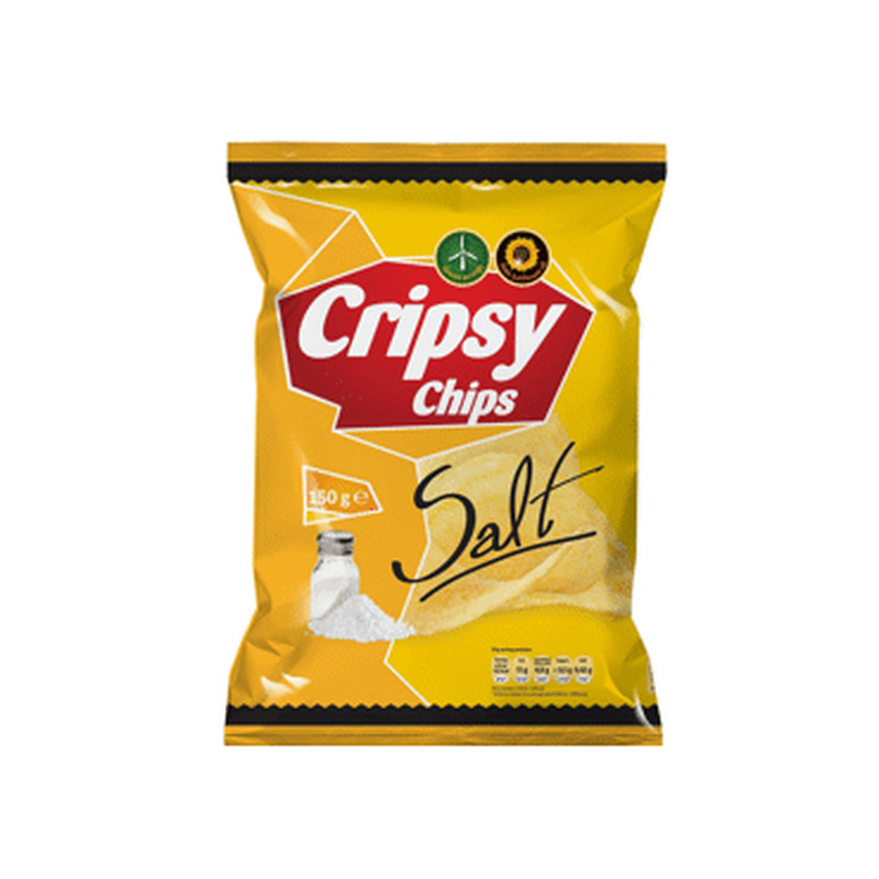 Kartulikrõpsud sool. CRIPSY CHIPS 150g