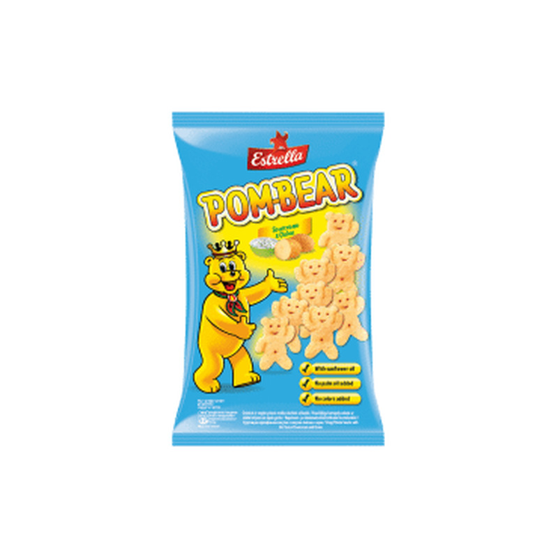 Kart.snäkk hap.-sib.Pom Bear ESTRELLA65g