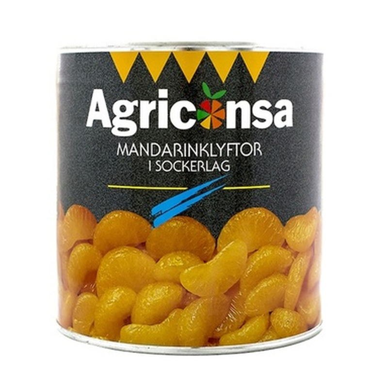 AGRICONSA Mandariinilõigud kerges siirupis 2,6kg