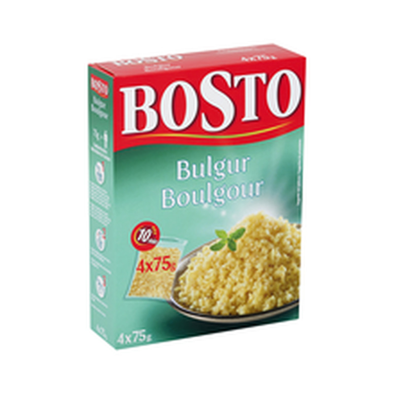 Bulgur 4 x 75g, BOSTO, 300 g