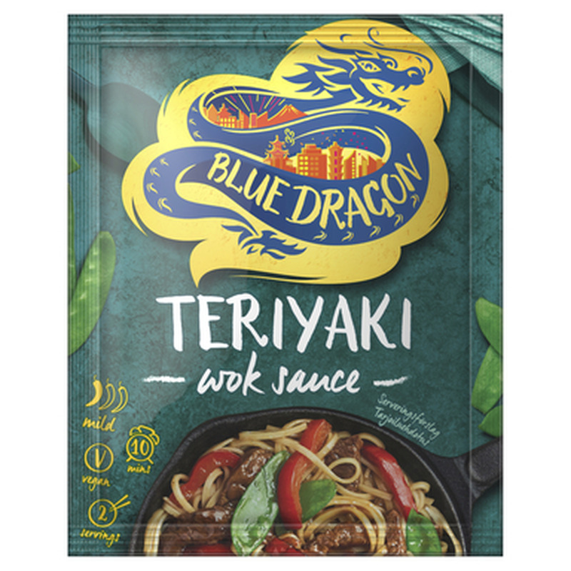 BLUE DRAGON Teriyaki vokikaste 120g