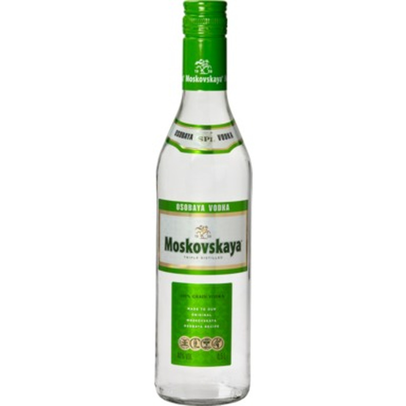 MOSKOVSKAYA Osobaya vodka 40% 50cl