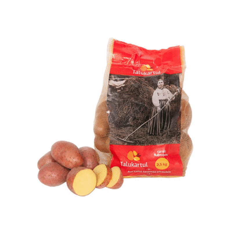 Kartul pestud punane TALUKARTUL, 2.5kg