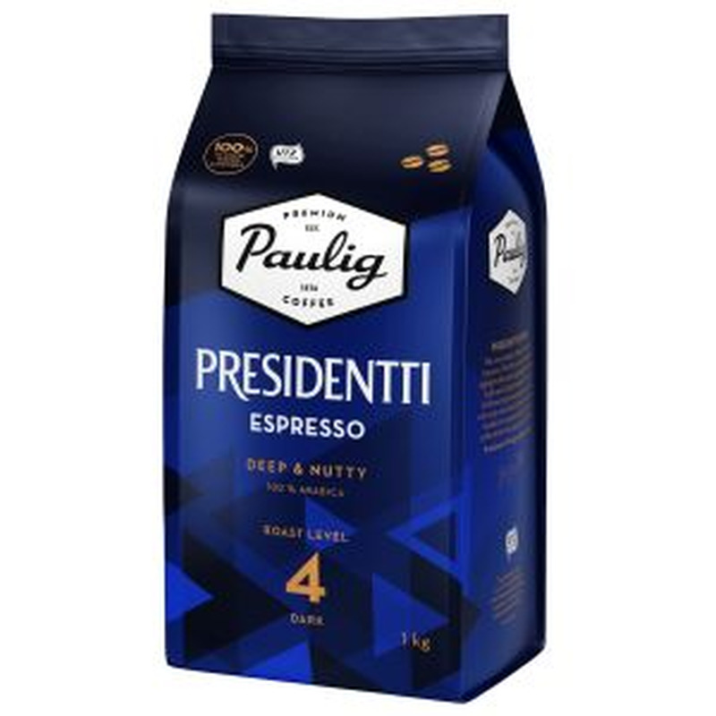 Presidentti Espresso uba, PAULIG, 1 kg