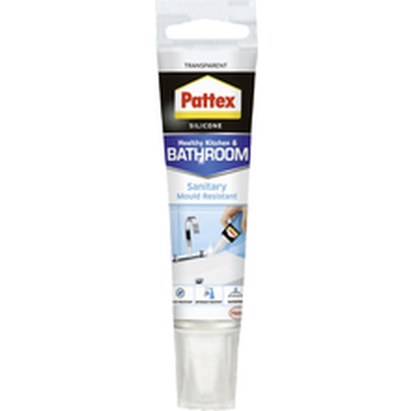 Pattex HB sanitaarsilikoon, 50 ml, värvitu