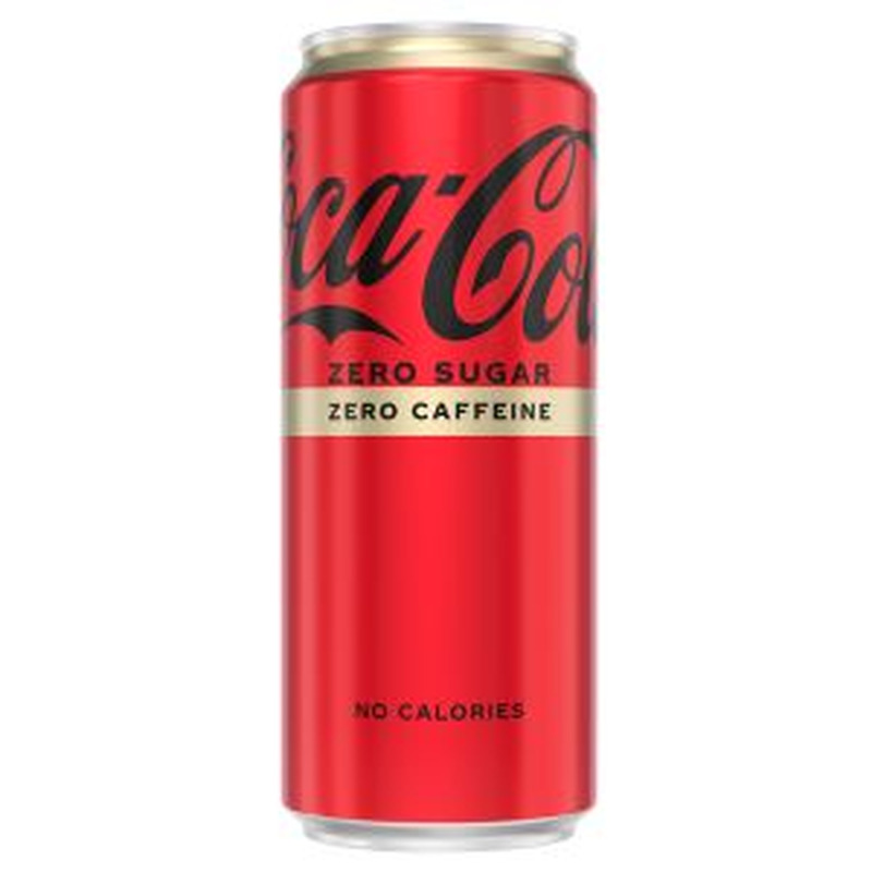 Coca-Cola Zero Caffeine 0.33L karb-tud karastusjook