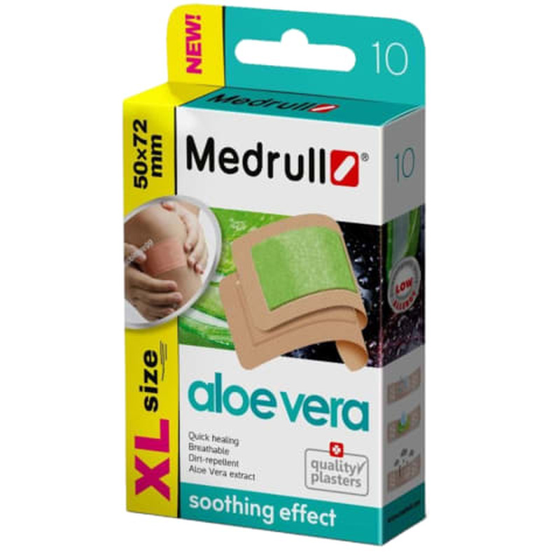 Plaaster Medrull aloe vera XL N10