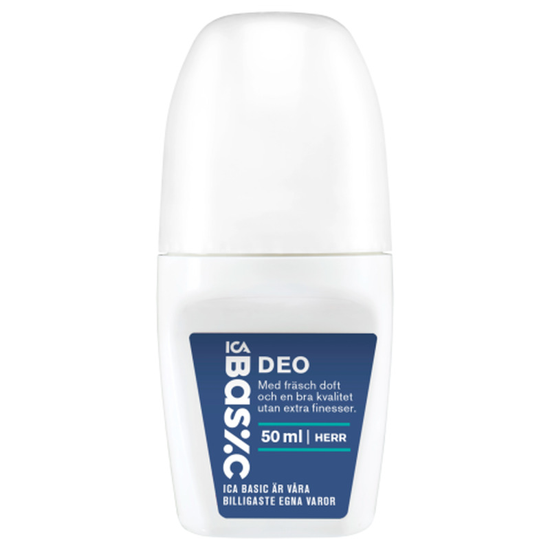 Deodorant ICA Basic meestele 50ml