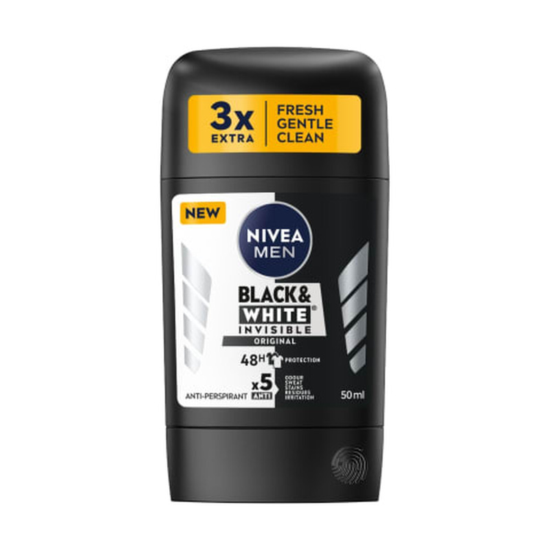 Pulkdeodorant Nivea Men Black & White Invisible Original 50ml