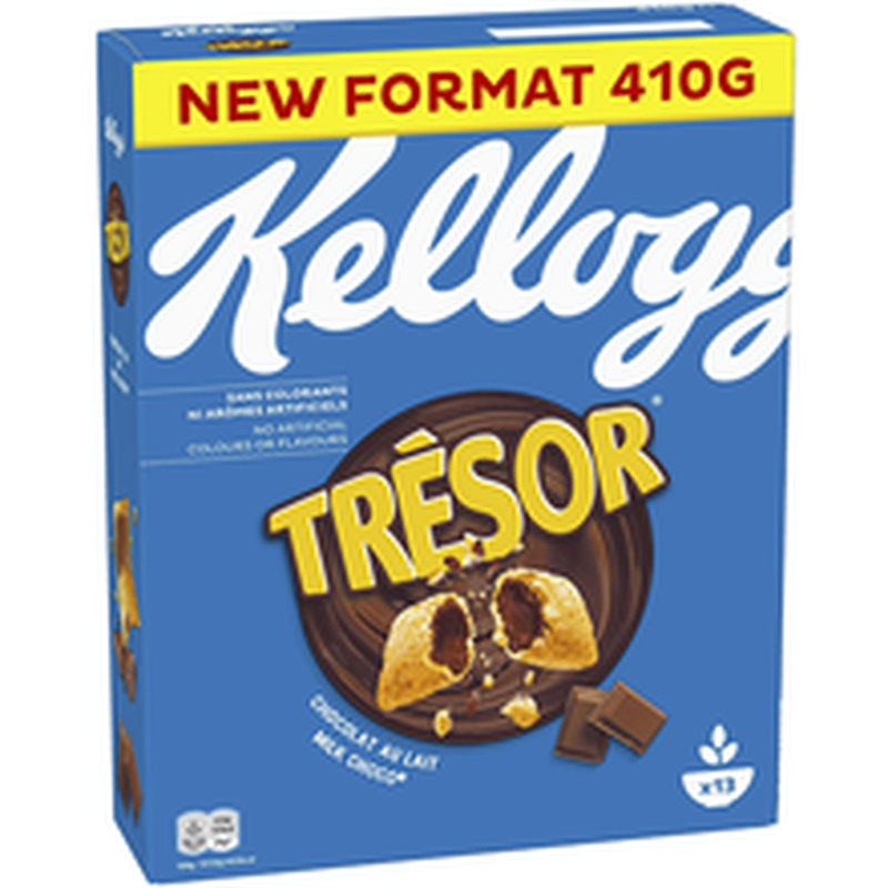 Hommikuhelbed Tresor Milk Choco, KELLOGG'S, 410 g