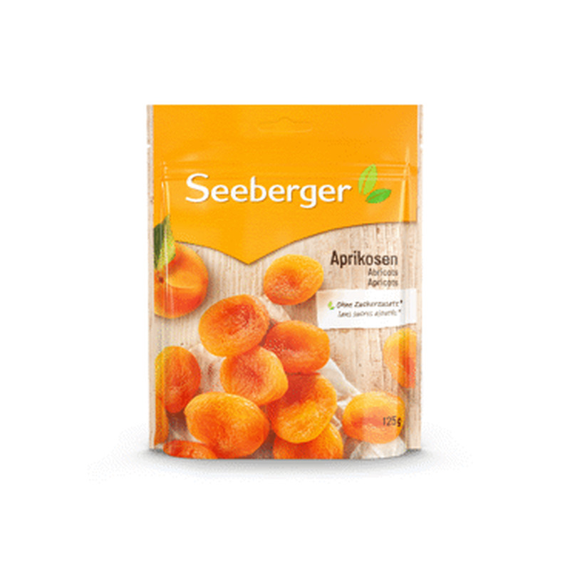 Kuivatatud aprikoosid SEEBERGER 125g