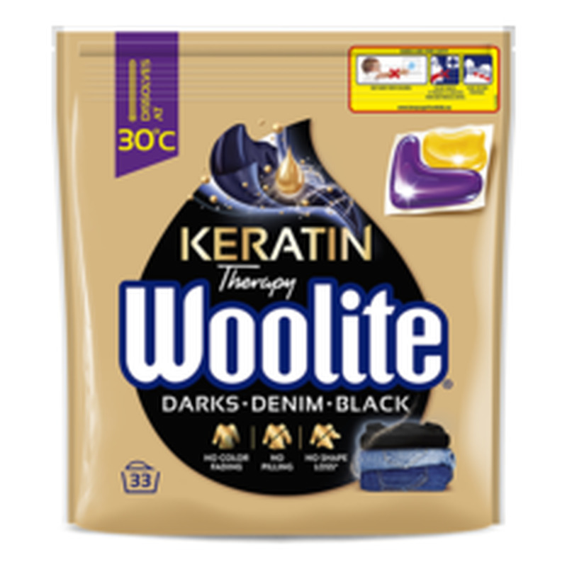 WOOLITE geelkapslid BLACK 33TK