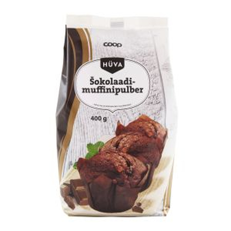 Hüva Šokolaadimuffinipulber 400g