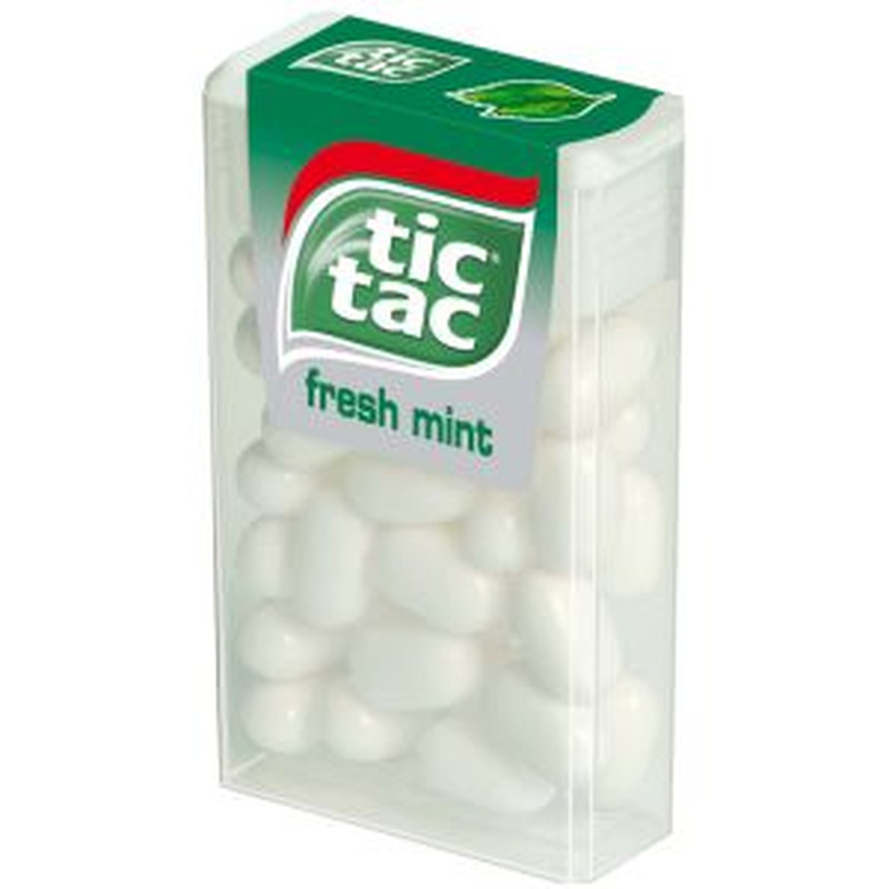 Mündimaitselised dražeed, TIC TAC, 18 g