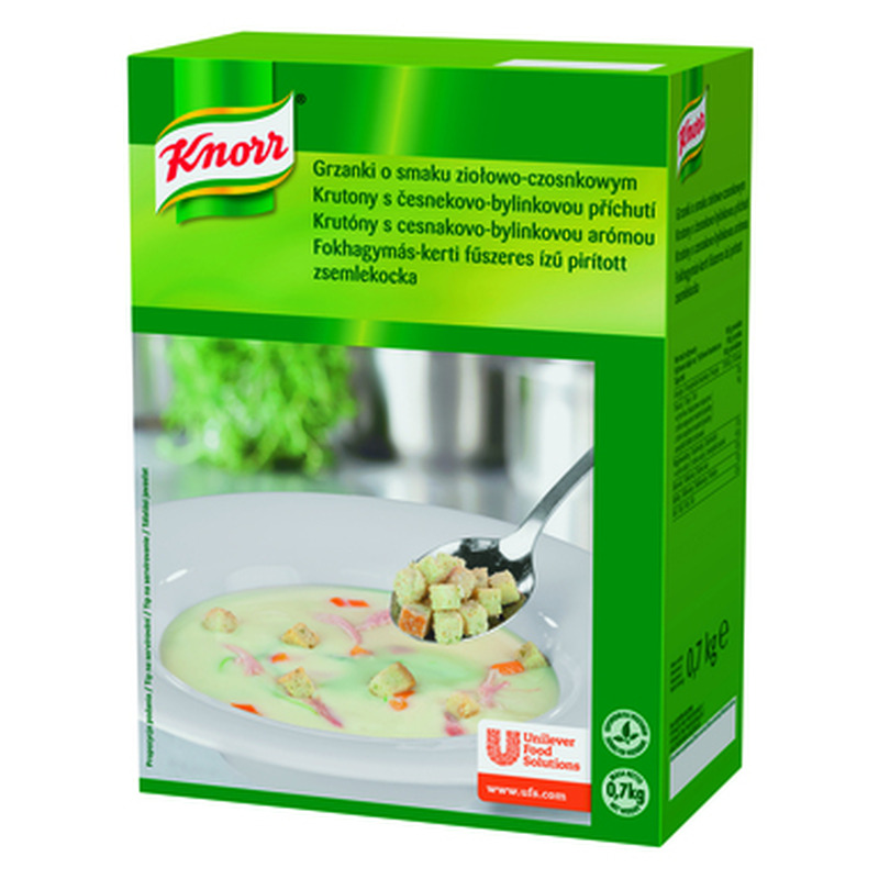 KNORR Krutoonid küüslaugu ja ürtidega 700g