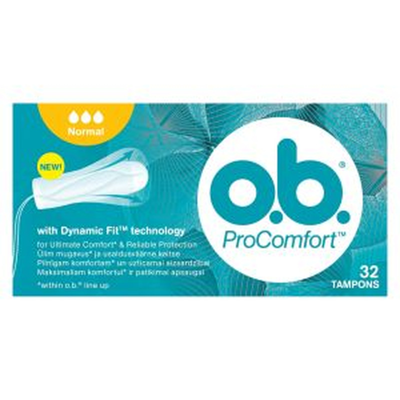 Tampoonid Pro Comford Normal, O.B., 32 tk