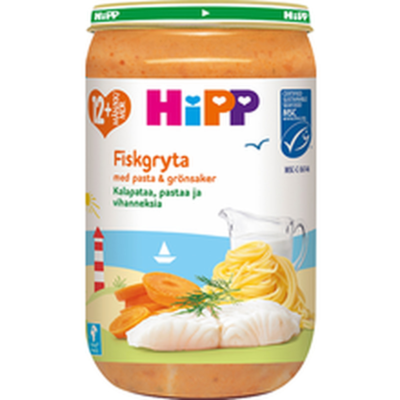 Hipp kalapada pasta ja köögiviljadega 12k+ 250g