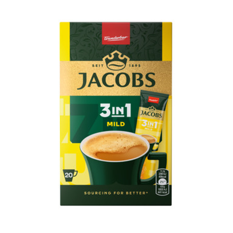 JACOBS 3in1 Mild 20x11,1g karp