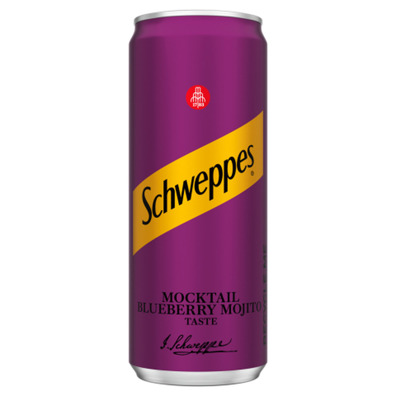 Karastusjook Schweppes Blueberry Mojito 0,33l