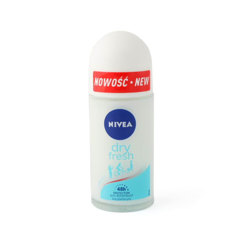 Rulldeodorant Dry Fresh naistele, NIVEA, 50 ml