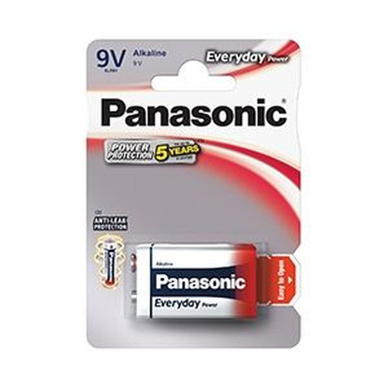 Panasonic Everyday patarei 9V 6LR61