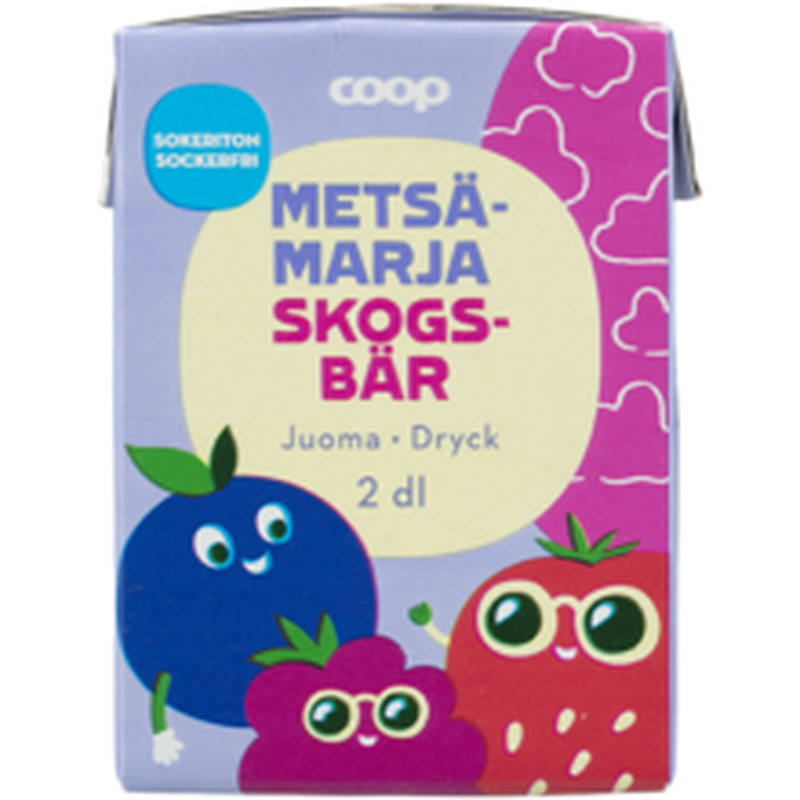 Coop metsmarja suhkruvaba jook 200ml