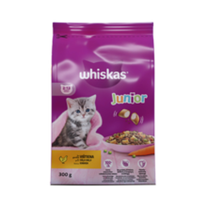 Whiskas Juunior kuivtoit kanaga 300g