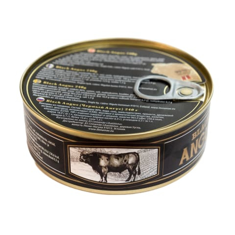 Lihaveise konserv Black Angus Linnamäe Lihatööstus 240g