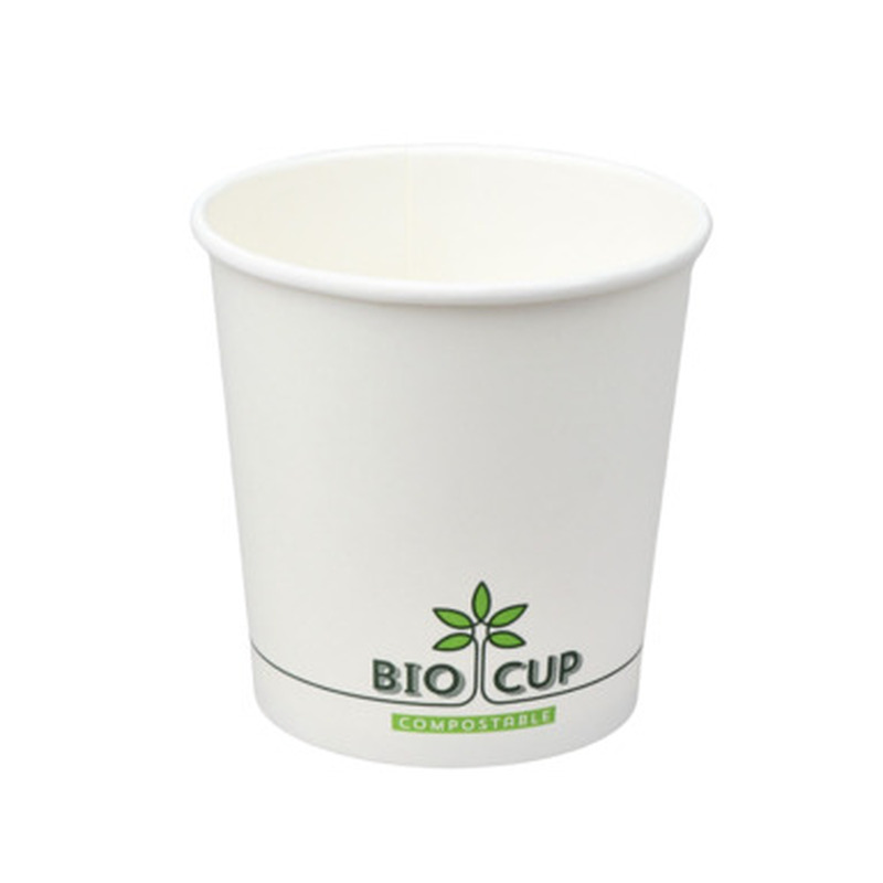 BIOCUP Biolagunev supitops 750ml 25tk (valge, PLA, kompost.)