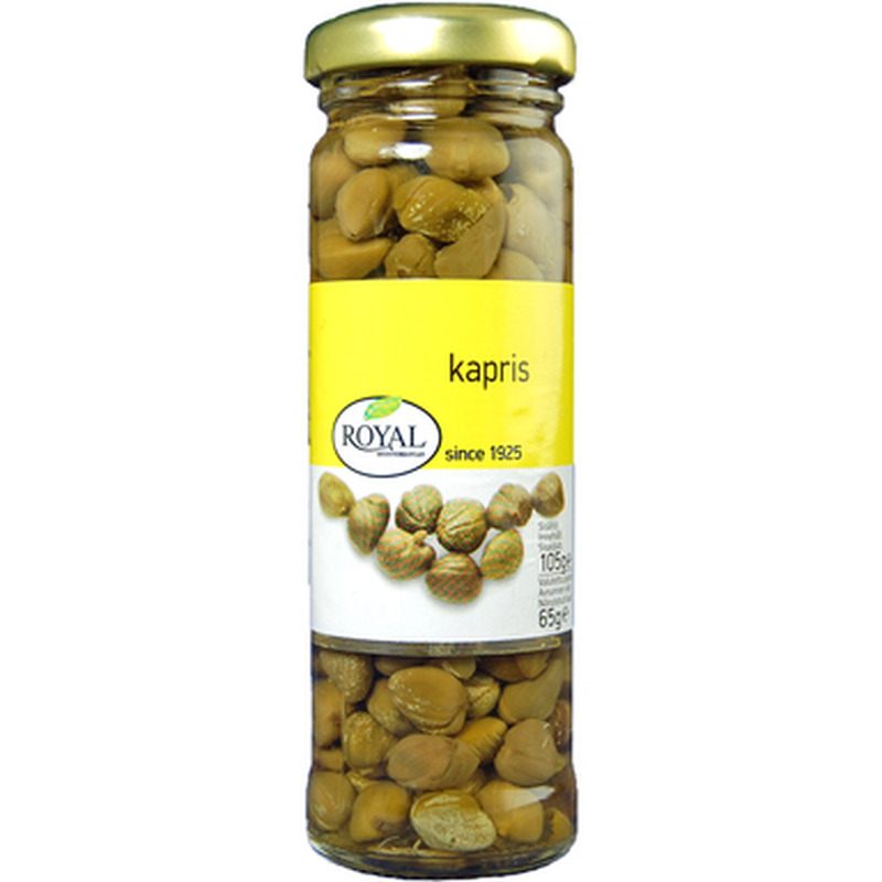 ROYAL Kapparid keskmise suurusega 105g (klaas)