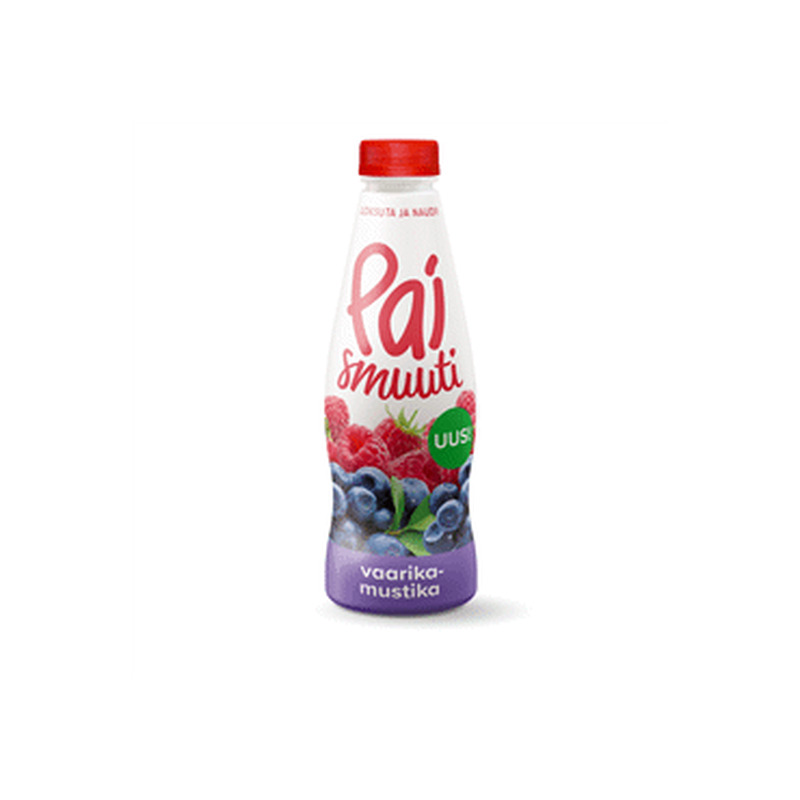 Smuuti vaarika ja mustika PAI 750ml