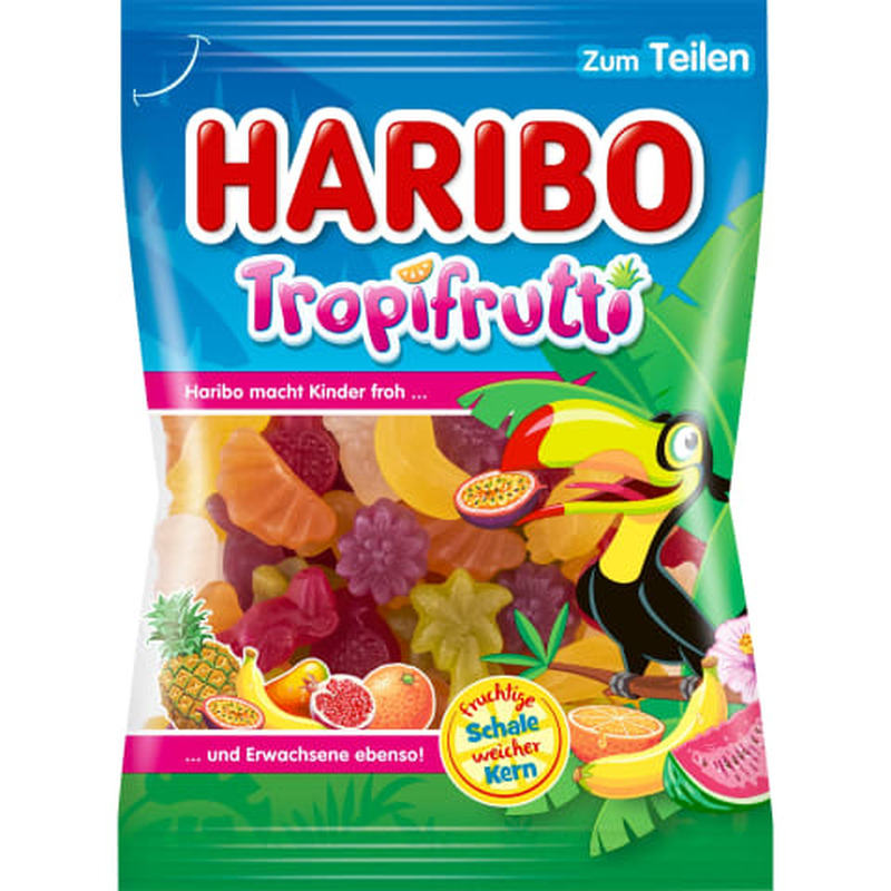 Kummikommid Haribo TropiFrutti 175g