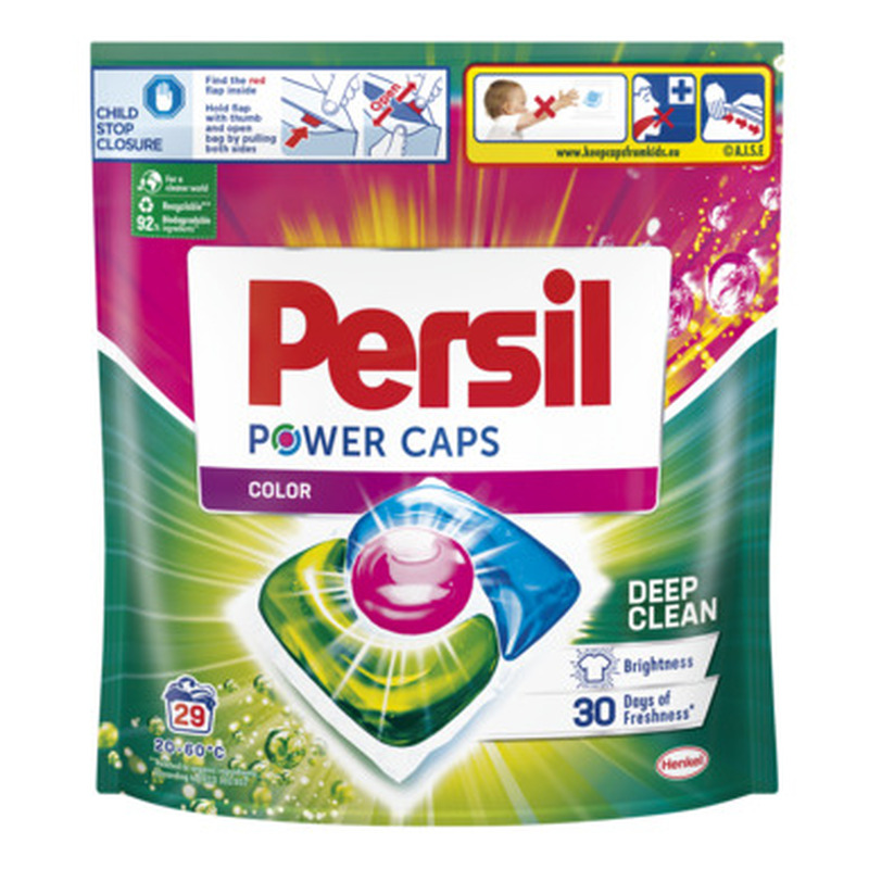 Pesukapslid Power Caps Color 29pk, PERSIL, 29 tk