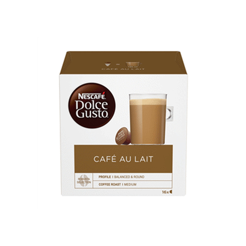 Kapslid Cafe au Lait DG NESCAFE16x10g