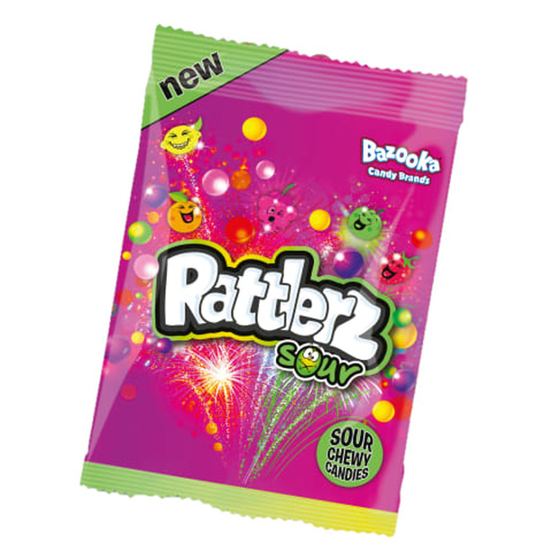 Närimiskommid Bazooka Rattlerz Sour 120g