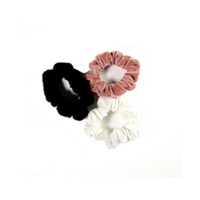 Ibero juuksekumm Scrunchie samet 3 tk