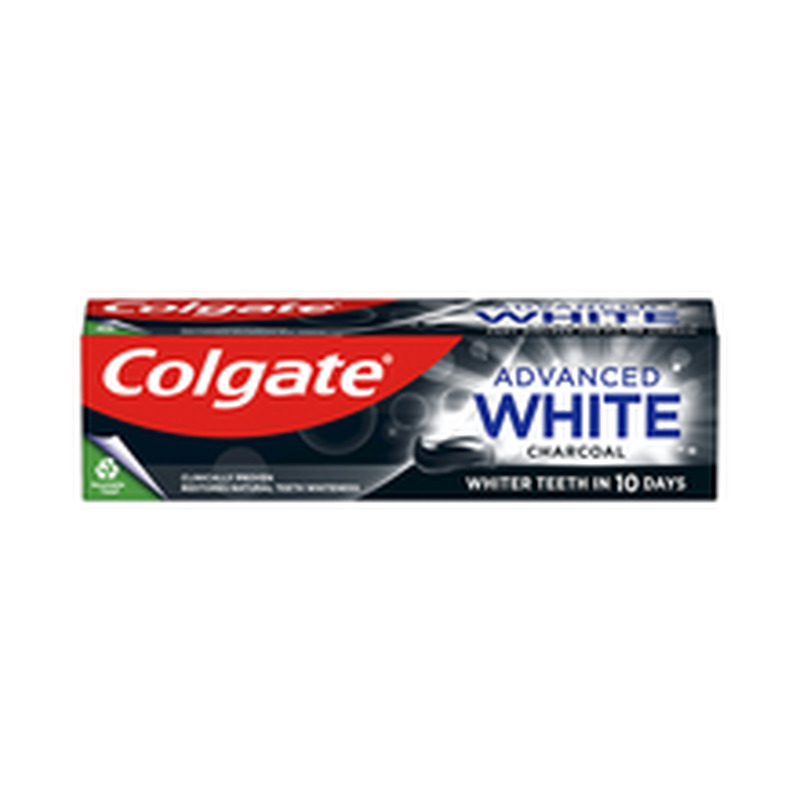 Hambapasta Advanced White Charcoal, COLGATE, 75 ml