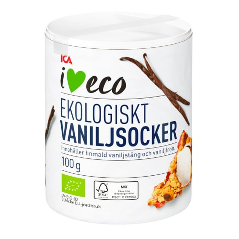 Vanillisuhkur I Love Eco 100g