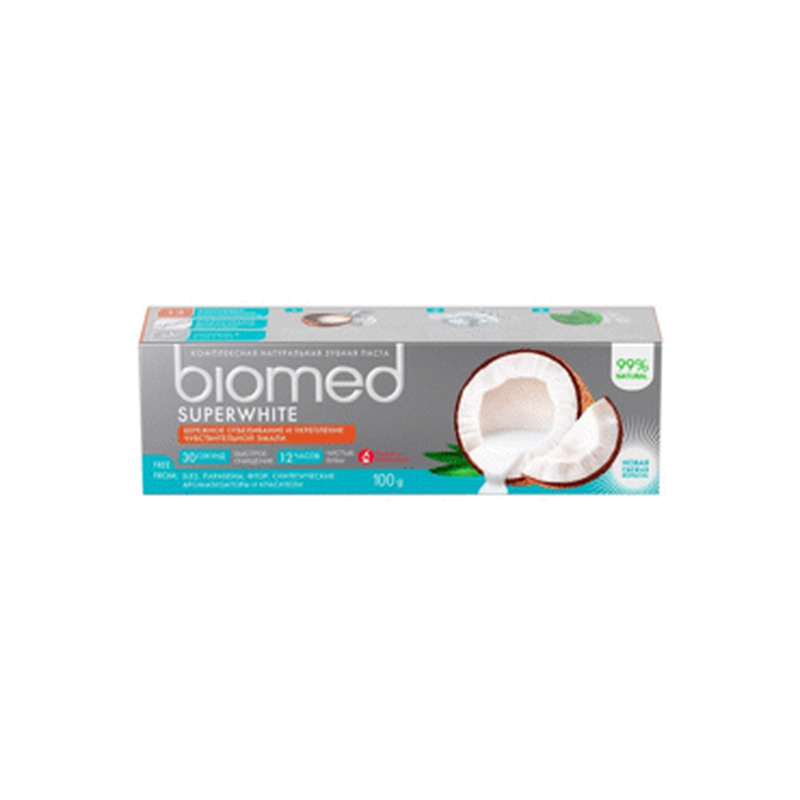 Hambapasta BIOMED Super White 100g