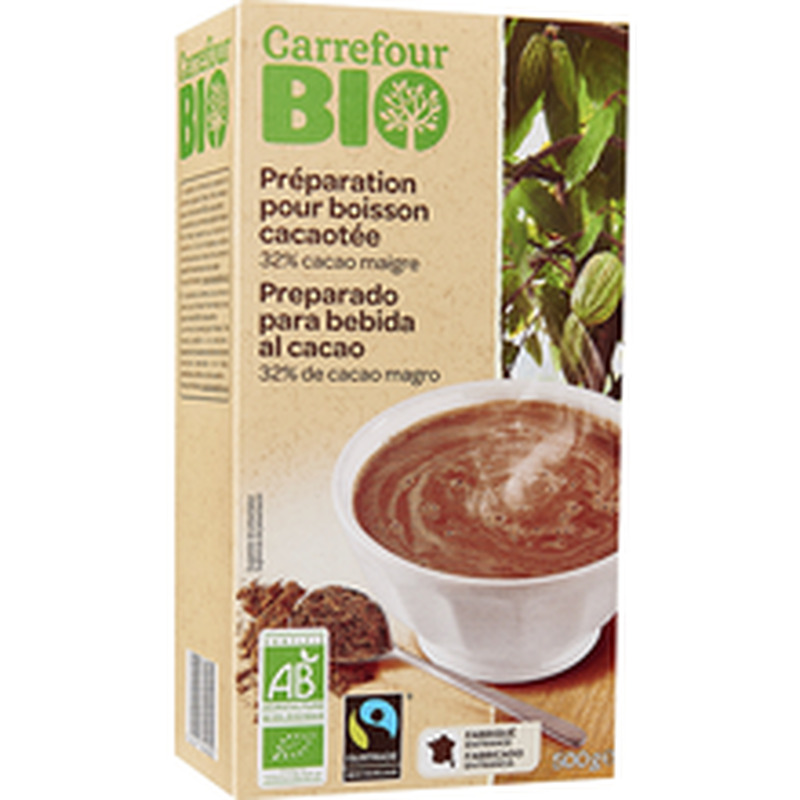 Carrefour Bio kakaojoogipulber 500g