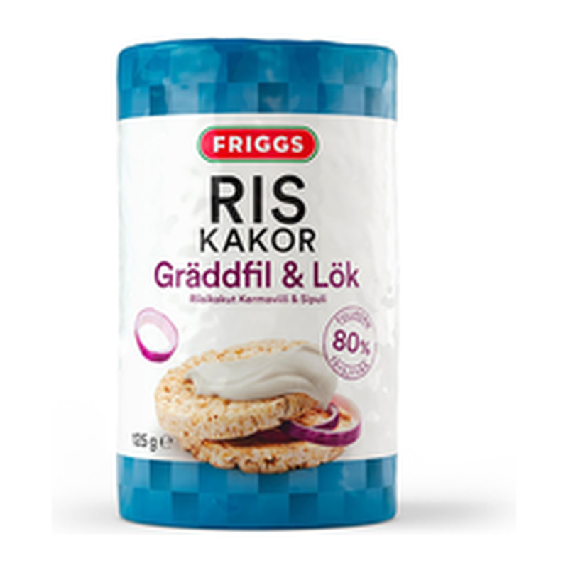 Friggs toorjuustu&sibulamaitseline riisigalett 125g