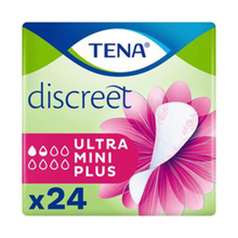 TENA Discreet Ultra Mini Plus inkontinents pesukaitse 24 tk