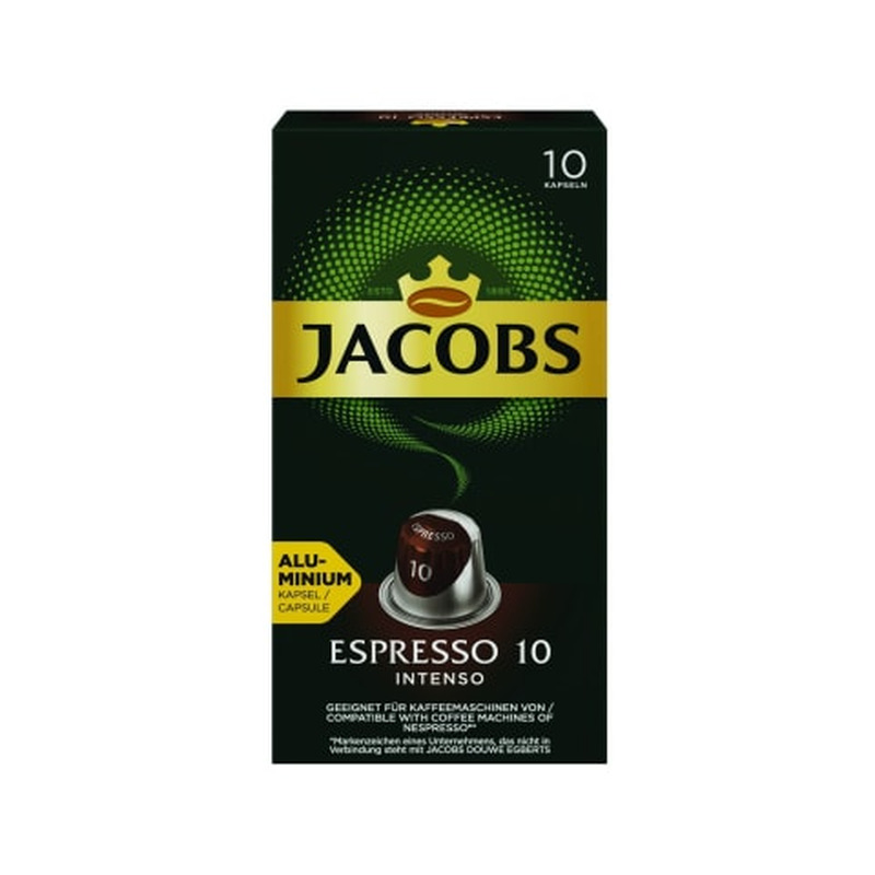 Kohvikapslid Espresso 10 Intenso Jacobs 10tk