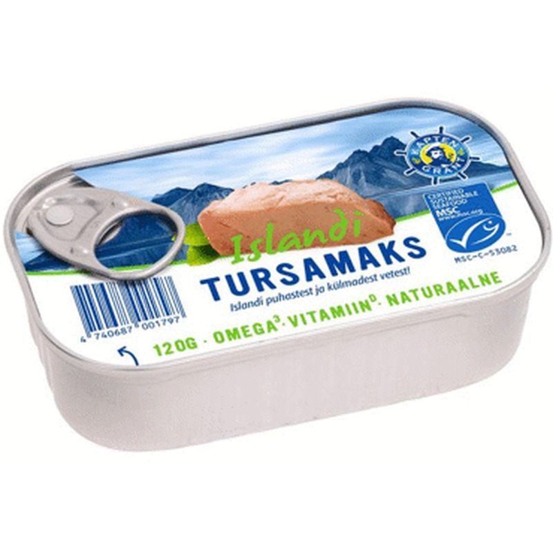 Tursamaks Isl.natur.KAPTEN GRANT, 120g