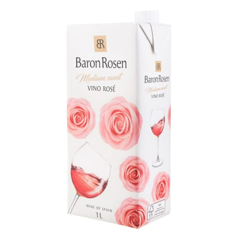 Vein Baron Rosen Vino Rose Medium-Sweet 10%vol 1l