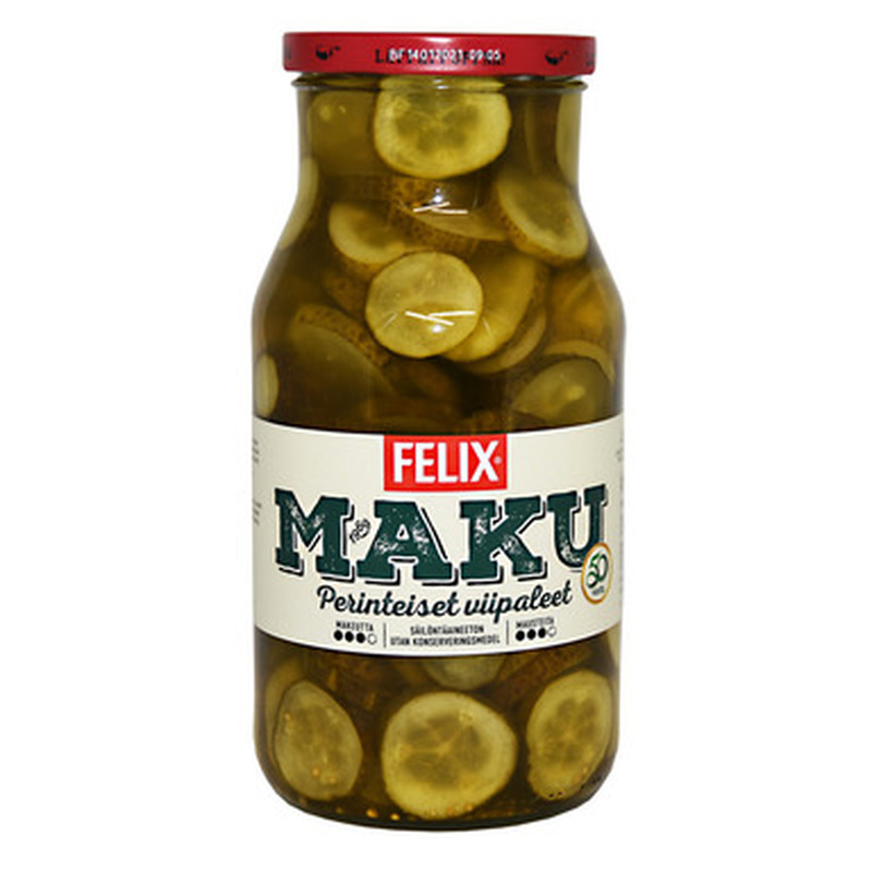 FELIX Marineeritud kurgid viilutatud 1,2kg