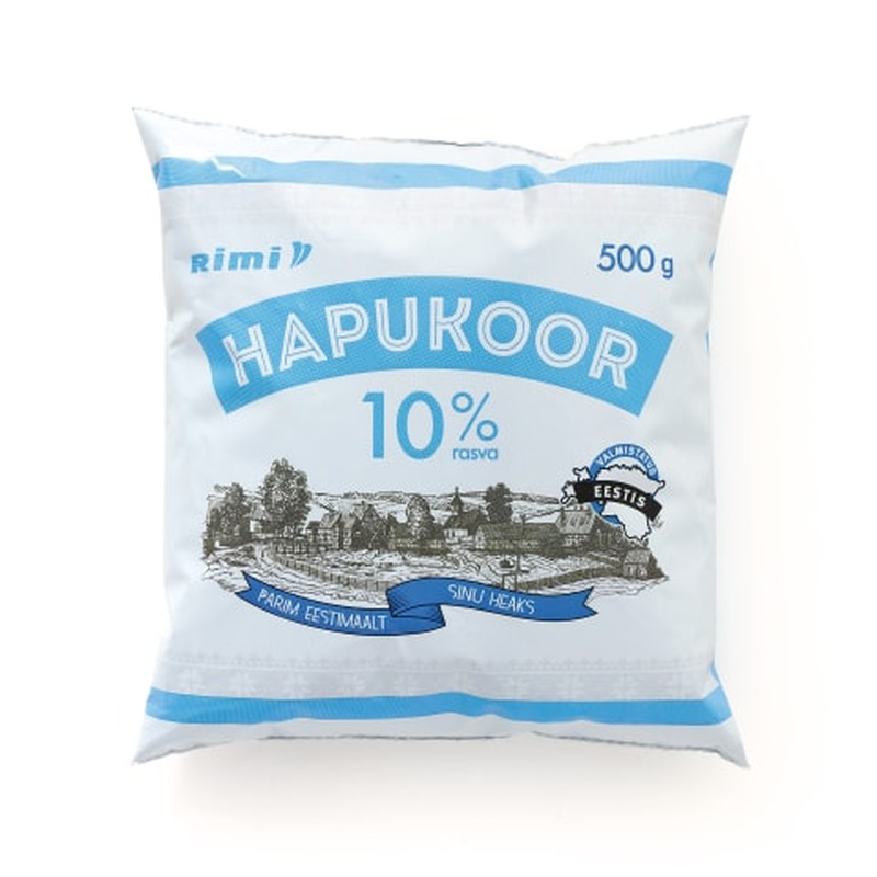 Hapukoor Rimi 10% 500g