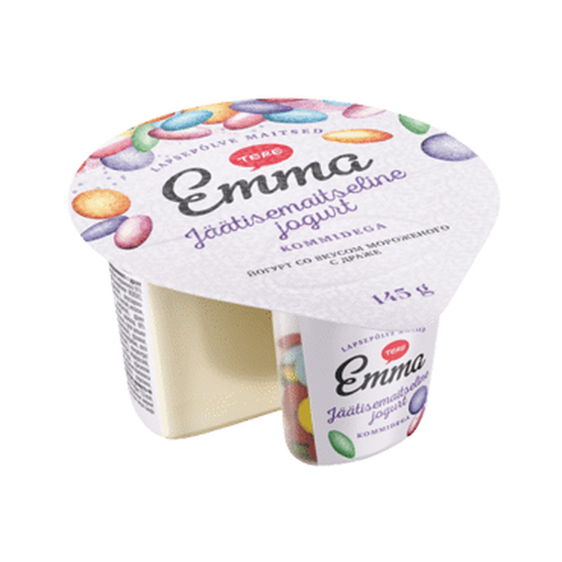 Jogurt TERE Emma jäätisem.kommidega,145g