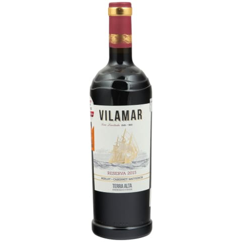 Kaitstud päritolunimetusega vein Vilamar Terra Alta Reserva 14%vol 0,75l